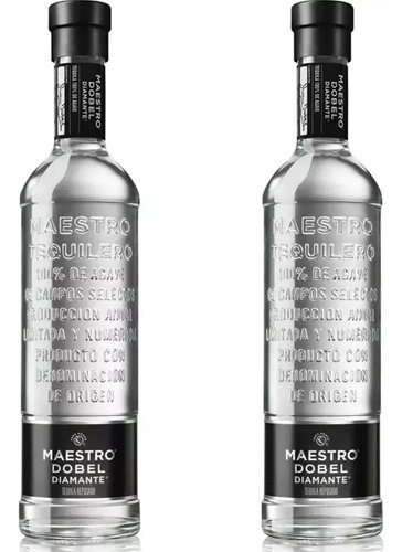 PACK 2 Tequila Maestro Dobel Diamante 700ML