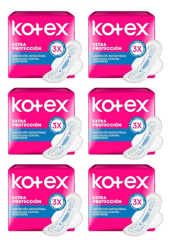 Toalla Femenina Kotex Extra Proteccion  X 48 Und.