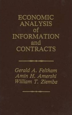 Libro Economic Analysis Of Information And Contracts : Es...