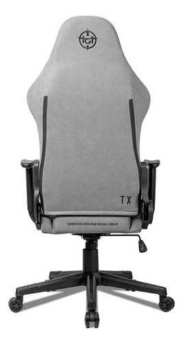Cadeira Gamer Tgt Heron TGT-HRTX-FB02 Tx Tecido, Preto E Cinza