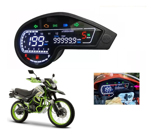 Tablero Digital Para Motocicleta Dm200 Xr1901 Crm250 150 Gy2