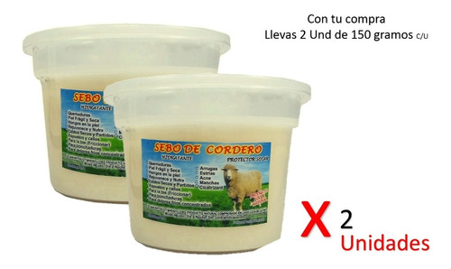 Crema Sebo De Cordero 150 Gr - g a $507