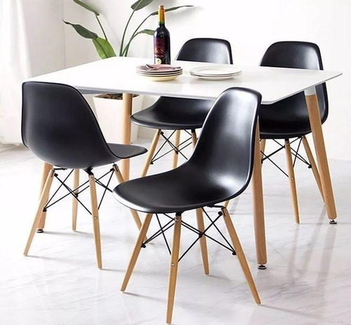 Imagen 7 de 8 de Silla Eames Negra