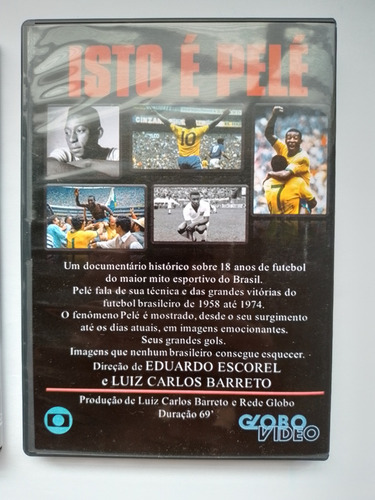 2 Dvds Isto É Pele 1974 E Garrincha A Alegria Do Povo 1963 (Usado)