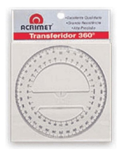 Transferidor 360gr Acrimet