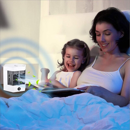 Mini Enfriador Portátil 2en1 Aire Acondicionado Recargable