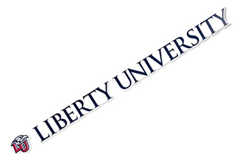 Liberty University Flames Name Logo Vinyl Decal Laptop ...