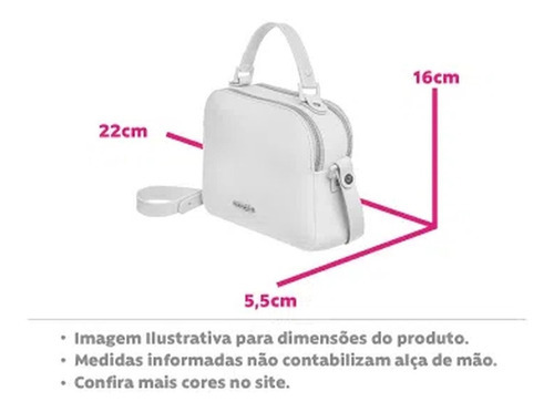 Bolsa Petite Jolie Cecilia Alça De Mão E Transversal Cor Roxo Com Pink