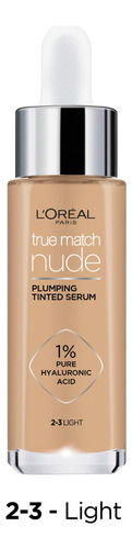 Base De Maquillaje True Match Serum L'Oréal Paris 30ml Tono 2-3 Light