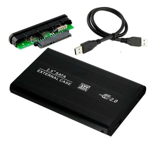 Imagen 2 de 2 de Case Externo 2.5 Disco Duro Laptop Sata Usb 2.0 Enclosure