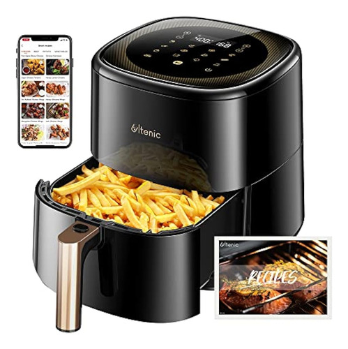 Ultenic K10 5.3qt Air Fryer Oven Combo, Pantalla De Un Solo 