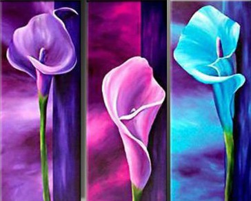 Cuadros Dipticos Tripticos Minimalistas Abstractos Florales