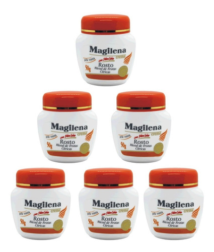 Magilena Creme Facial Pele Mista 50g. C/ 06un