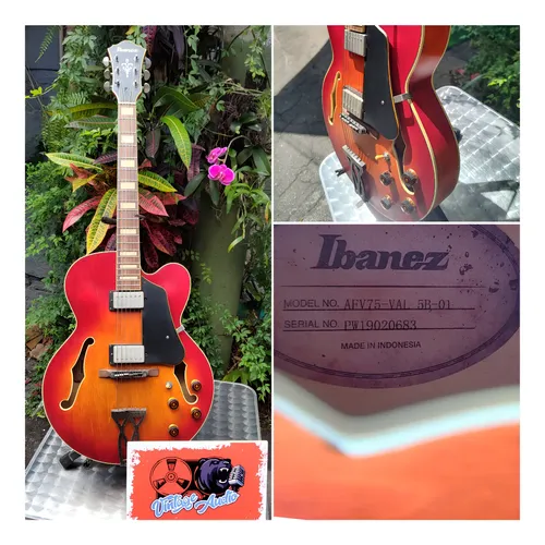 Guitarra Semi Acústica Ibanez Afv75-val 5b-01 Usada | MercadoLivre