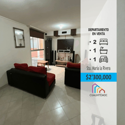 Departamento En Venta Santa Maria La Rivera