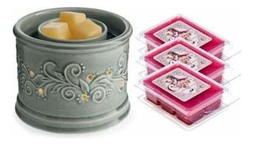 Perennial Fan Fragrance Warmer Gift Set With 3 Courtneys