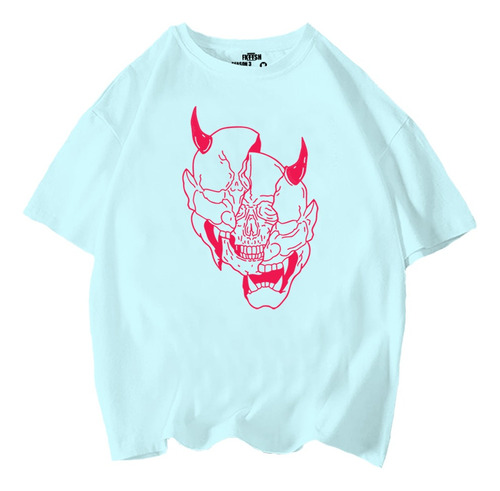 Playera Demonio Oni Japones Gym Oversize Fkttsh D1 