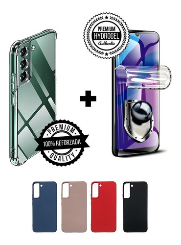 Case + Hydrogel -  Para Samsung S22 / Plus / Ultra 