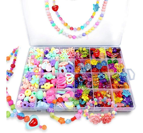 Bead Kidsset Para Hacer Joyas  Kits De Abalorios Artesa...