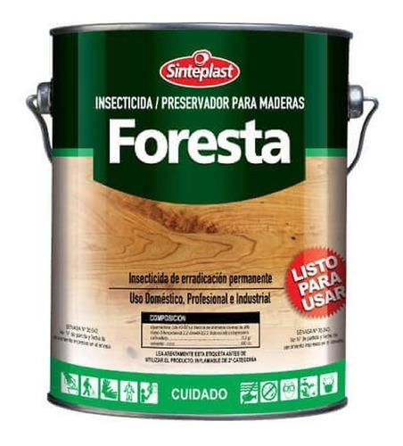 Preservador Maderas Insecticida Foresta 4 Lts Acabado - Color Incoloro