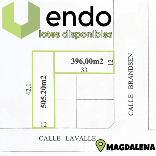  2 Lotes En Magdalena