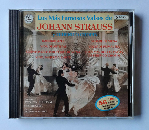 Cd Famosos Valses De Johann Strauss Y Chopin