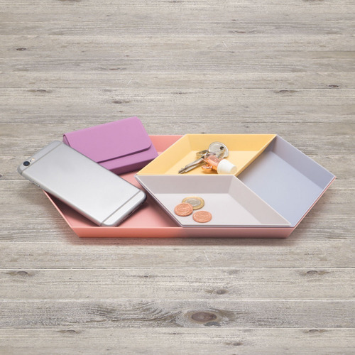 Set 6 Bandejas Organizadoras Hexa X6 Plastico