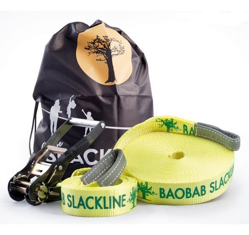 Kit Slackline Cruise Cinta 13 Metros + 3 Metros Completo 5cm