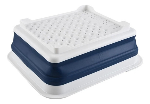 Escurridor De Trastes Plegable Plástico Y Silicón Para Chef