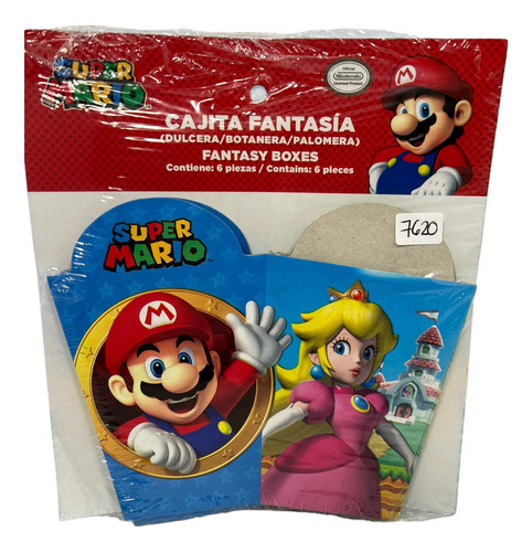 24 Cajas Palomitas Mario Bros Nintendo P Dulces Botana Gm