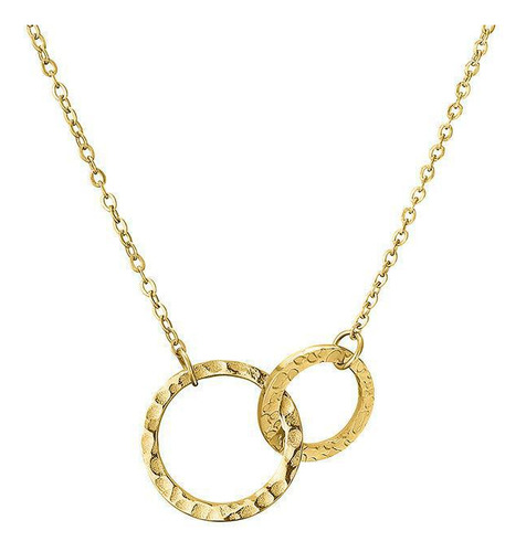 Collar Geométrico De Doble Bucle A La Moda Simple Go Style1
