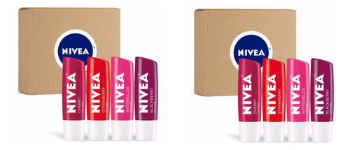 Protector Labial Nivea Pack X 8 - g a $5312