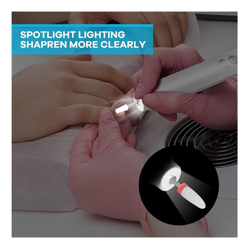 Taladro Portátil For Uñas, Lijadora Eléctrica Profesional
