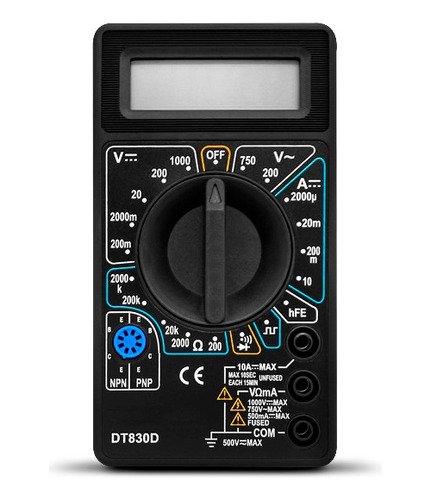 Multimetro Digital Fullenergy Dt830d Tester Electronica