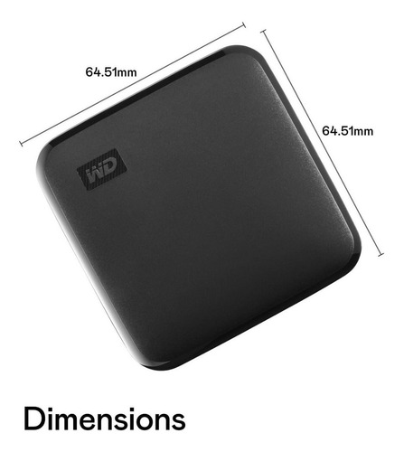 Imagen 4 de 9 de Ssd Externo Wd Elements Se 2tb