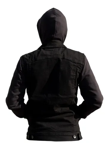 Chamarras de mezclilla con gorro para hombre sales