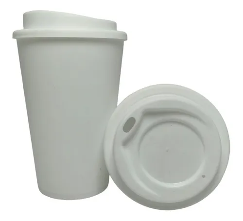 comprar 15 Piezas Vasos Cafetero Con Tapa 700ml 23oz Reutilizables