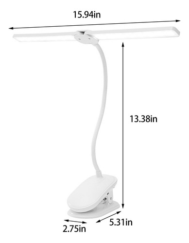 Lâmpada De Mesa J 2 Em 1 Luz De Mesa Com Braço Flexível 3 Co