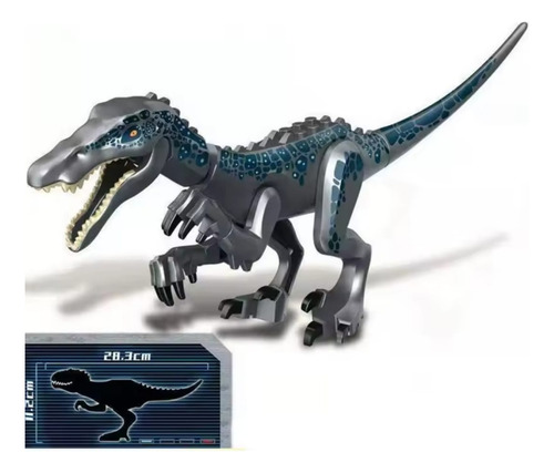 Dinossauro Bloco Montar Peças Construção Kit Com 2