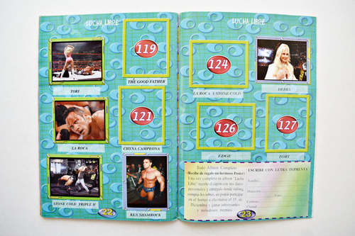 Wwf, Lucha Libre (svr, 1998): Faltan 46 Láminas (Usado)