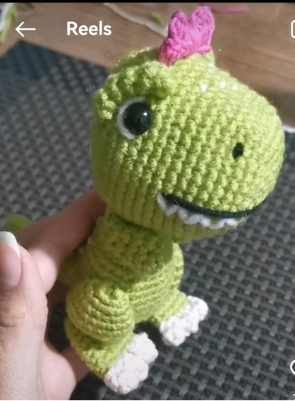 Dinosaurio Amigurumi Tejido A Crochet | MercadoLibre 📦