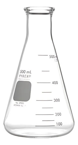 Matraz Erlenmeyer 500ml Pyrex