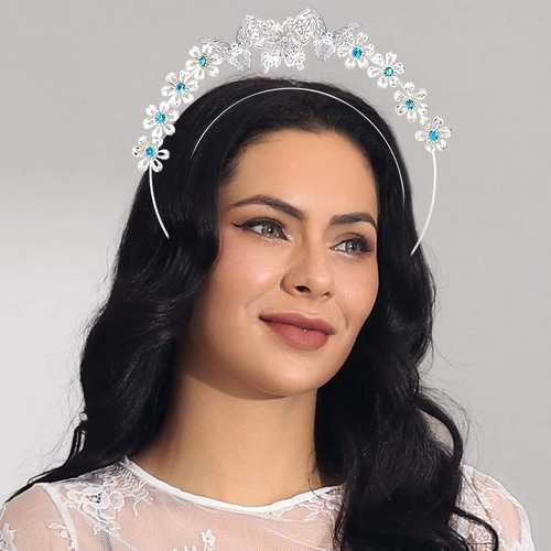 Fstrend - Diadema Con Corona De Mariposa, Diseño De Flores,