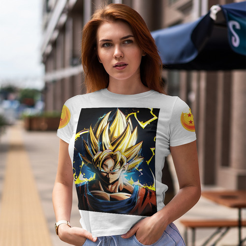 Playera Dragon Ball Z Super Sayajin Goku Esferas Shen Long