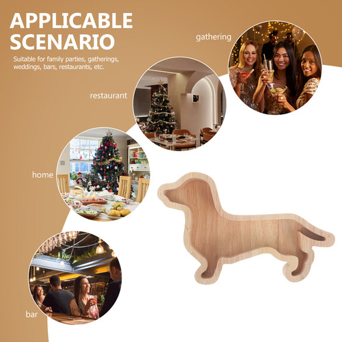 Cw Plato Para Servir Bocadillos Navideños Con Forma De