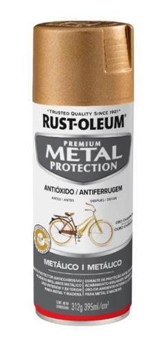 Pintura Oro Champagne Aerosol Metálica Rust Oleum 