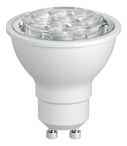 Foco Led Mr16 Gu10 Estevez Luz Cálida / Fría De 7w Atenuable Luz Blanco Cálido