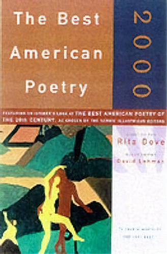 The Best American Poetry 2000, De Rita Dove. Editorial Simon & Schuster, Tapa Blanda En Inglés