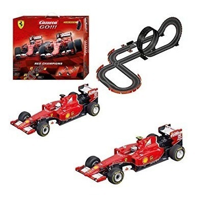 Imagen 2 de 5 de Pista Slot Carrera Go!!! Red Champions Ferrari Escala 1/43