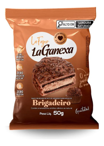 La Fajor Alfajor Com Whey Protein 50g La Ganexa